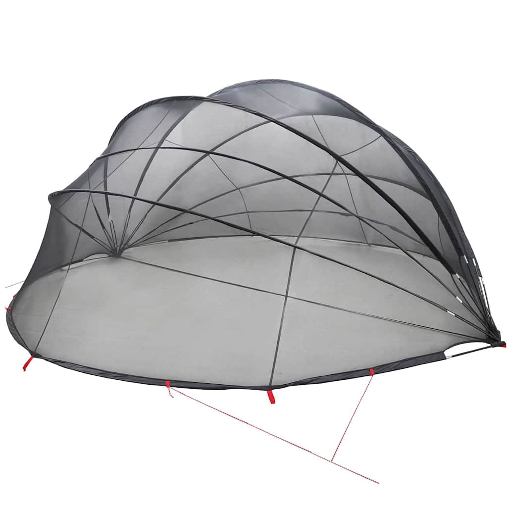 vidaXL Kopuła basenowa 592 x 590 x 275 cm Poliester 185T z powłoką PU