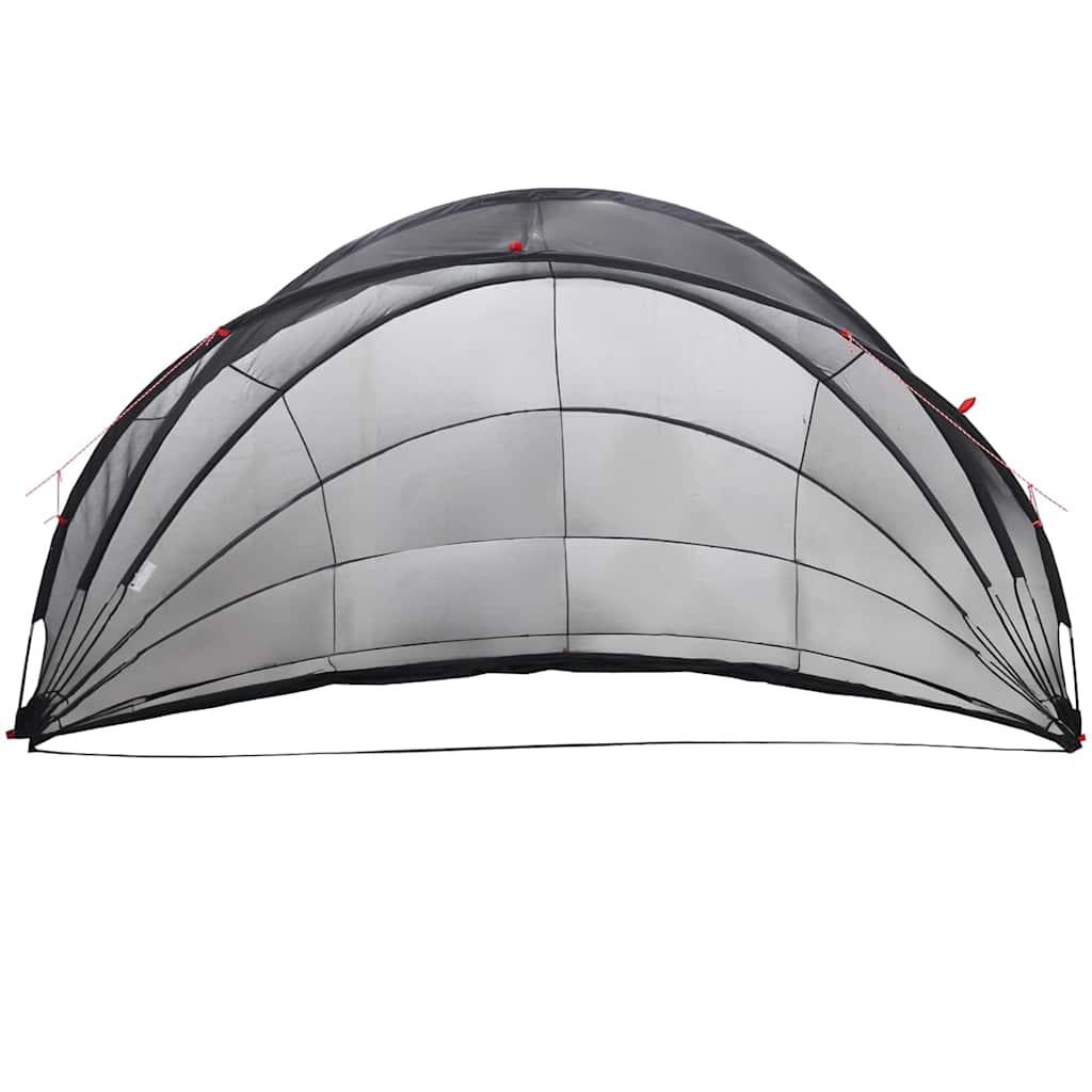 vidaXL Kopuła basenowa 592 x 590 x 275 cm Poliester 185T z powłoką PU