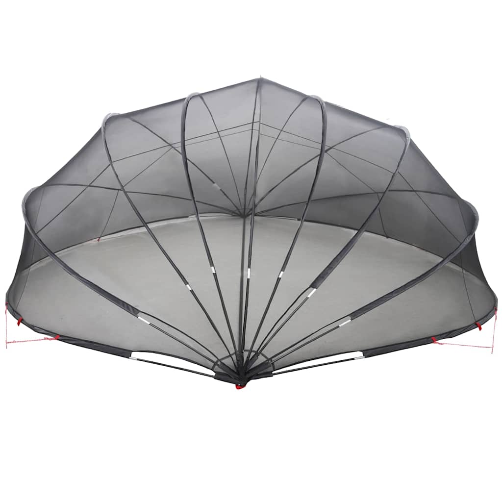 vidaXL Kopuła basenowa 592 x 590 x 275 cm Poliester 185T z powłoką PU