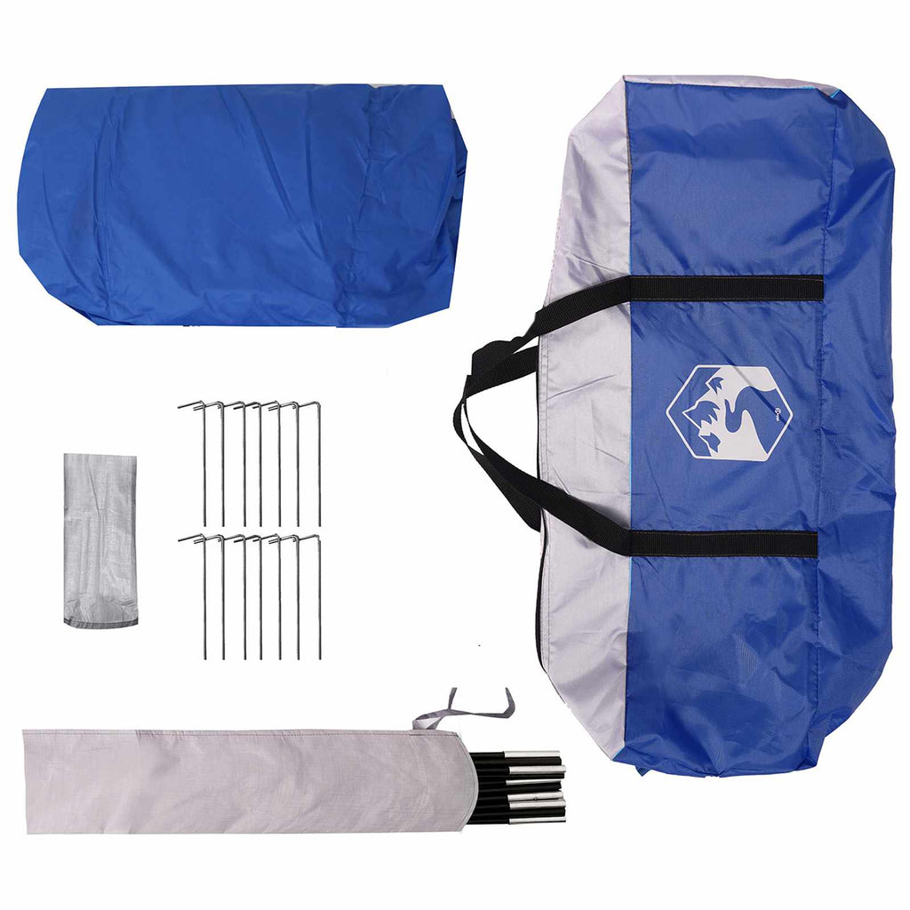 vidaXL Namiot basenowy 538 x 440 x 204 cm Poliester 185T z powłoką PU