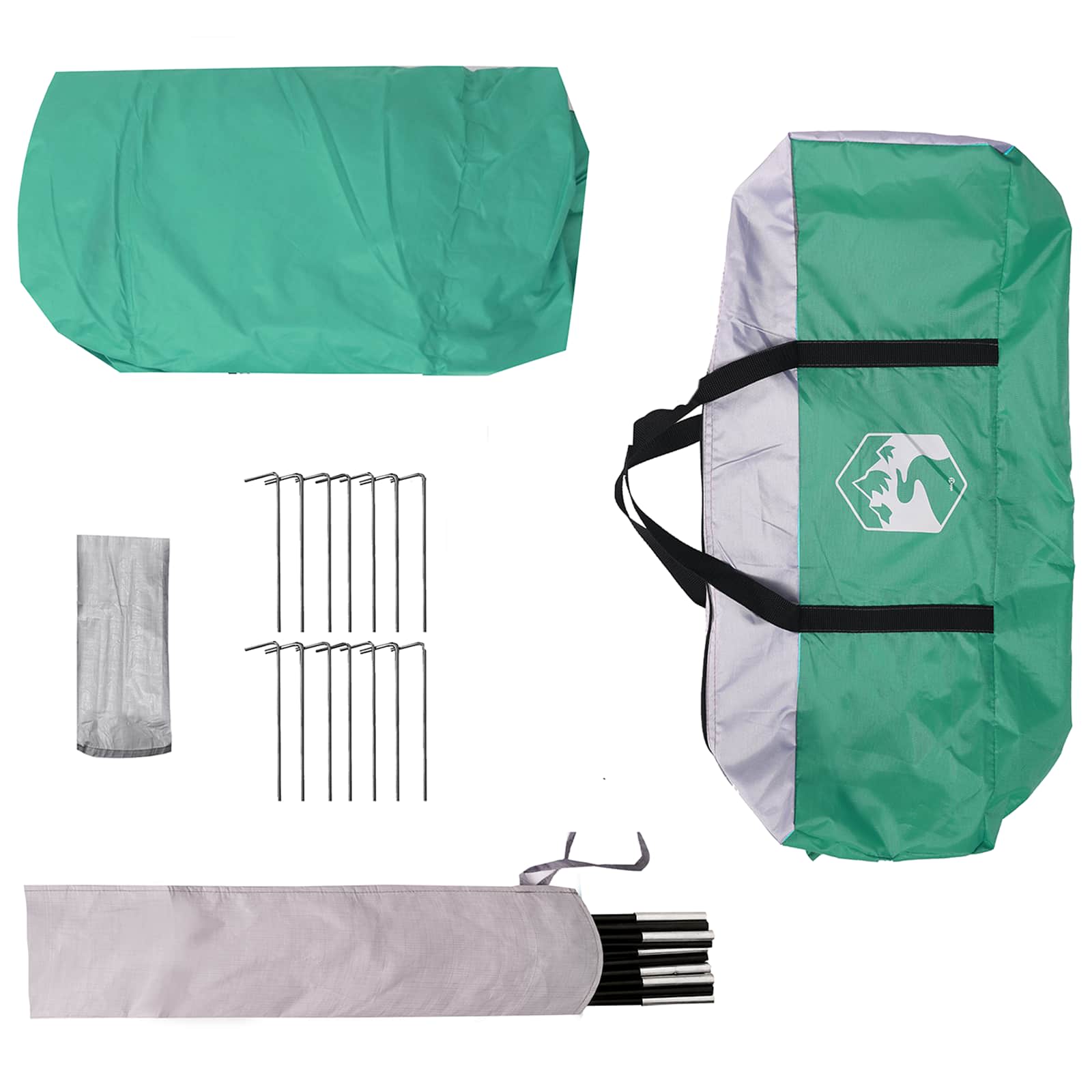 vidaXL Namiot basenowy 538 x 440 x 204 cm Poliester 185T z powłoką PU