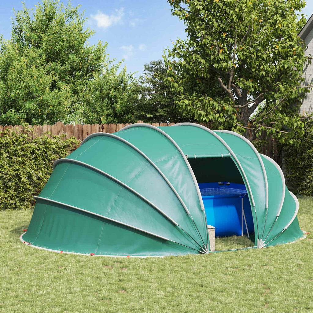 vidaXL Namiot basenowy 538 x 440 x 204 cm Poliester 185T z powłoką PU