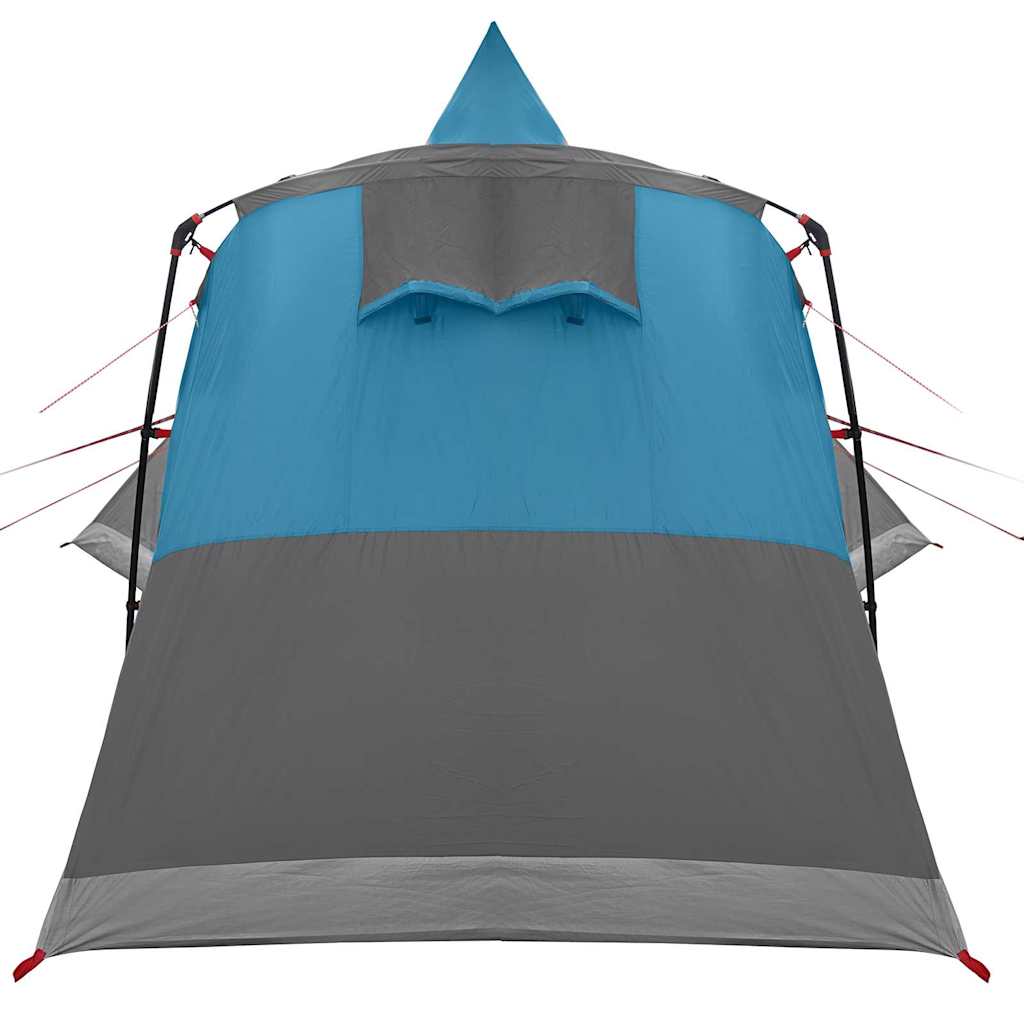 vidaXL Namiot Teepee dla 8 osób z dachem Niebieski 720 x 465 x 295 cm