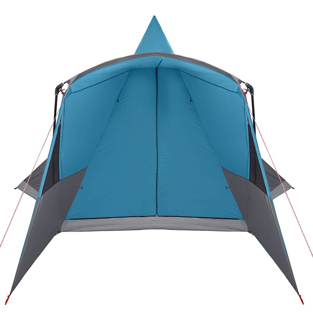 vidaXL Namiot Teepee dla 8 osób z dachem Niebieski 720 x 465 x 295 cm