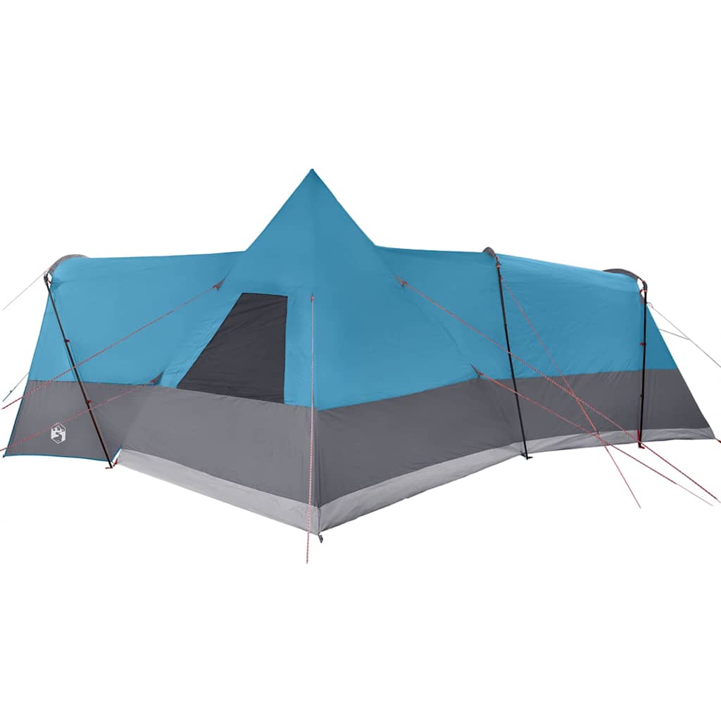 vidaXL Namiot Teepee dla 8 osób z dachem Niebieski 720 x 465 x 295 cm