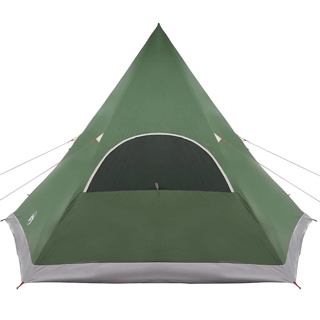 vidaXL Namiot Teepee dla 5 osób z dachem Zielony 545 x 450 x 295 cm