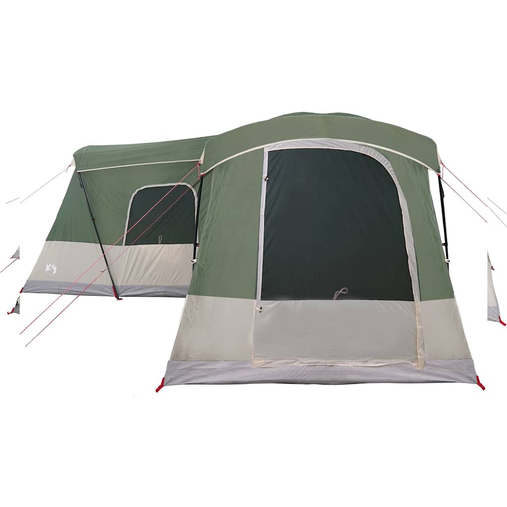 vidaXL Namiot dla 16 osób z dachem Zielony 680 x 510 x 210 cm