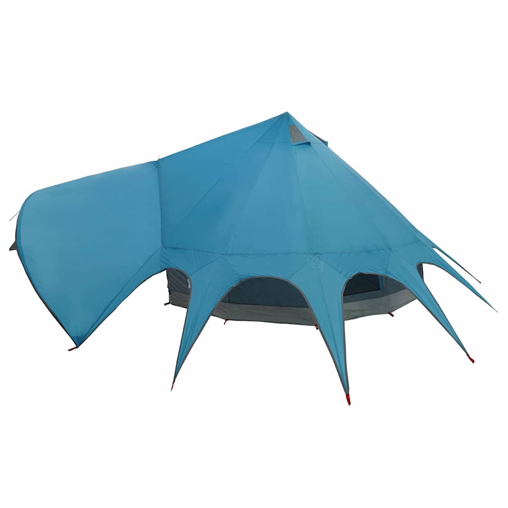 vidaXL Namiot Teepee dla 5 osób Niebieski i szary 415 x 415 x 247 cm