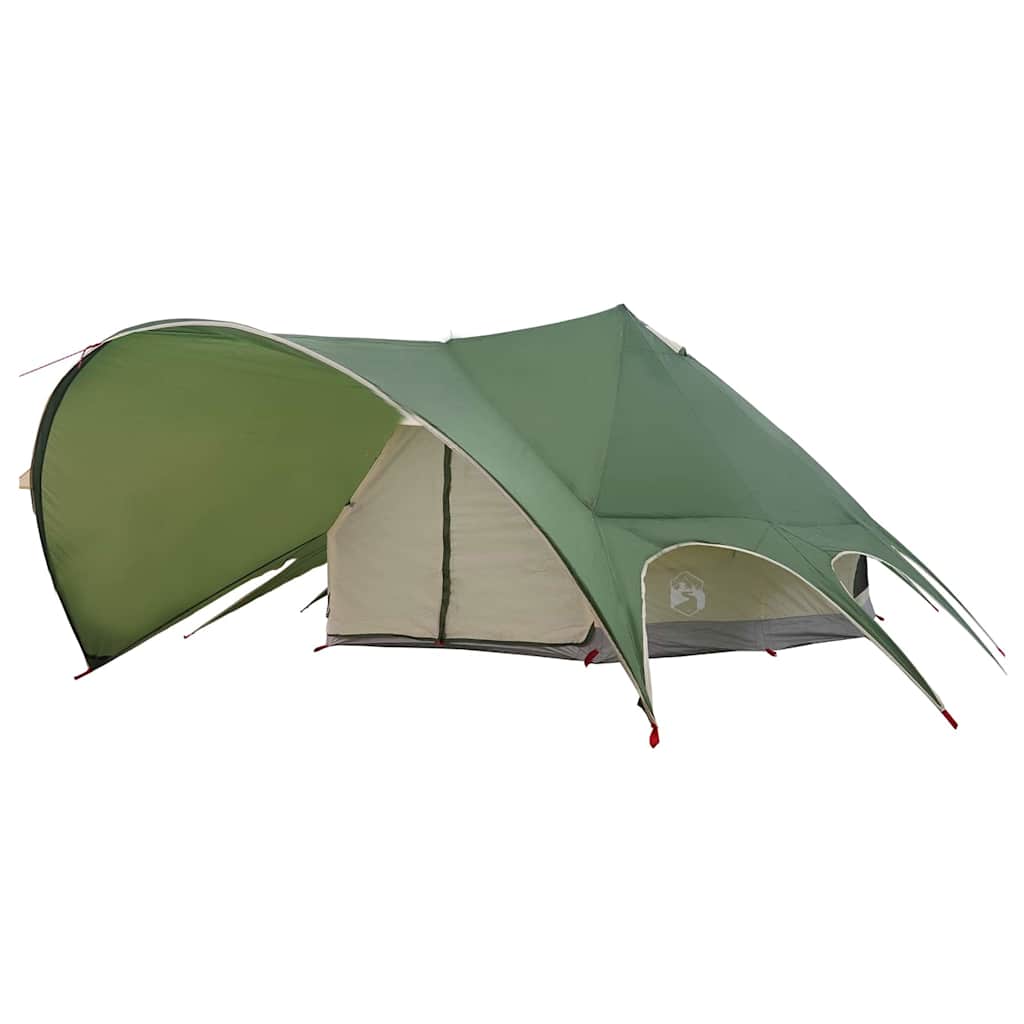 vidaXL Namiot Teepee na 9 osób Zielony i szary 502 x 502 x 297 cm