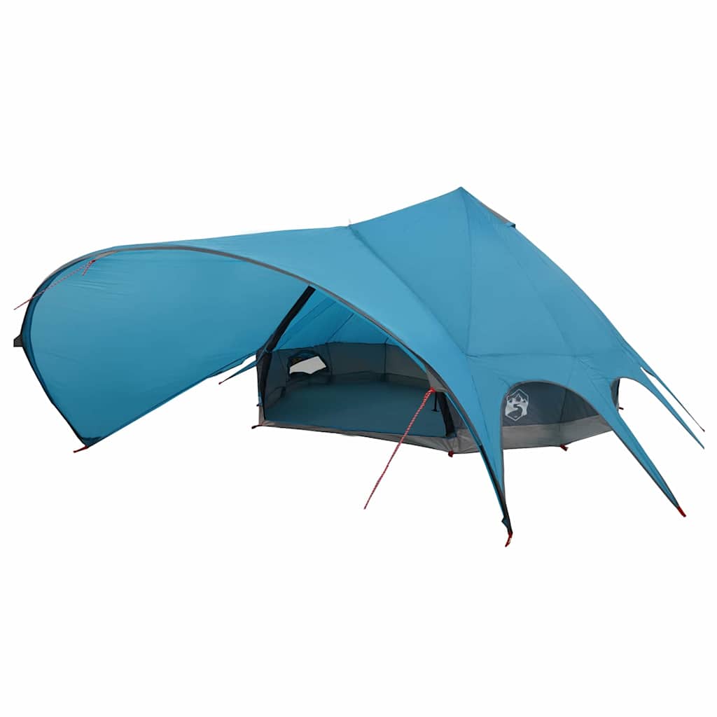 vidaXL Namiot Teepee na 9 osób Niebieski i szary 502 x 502 x 297 cm