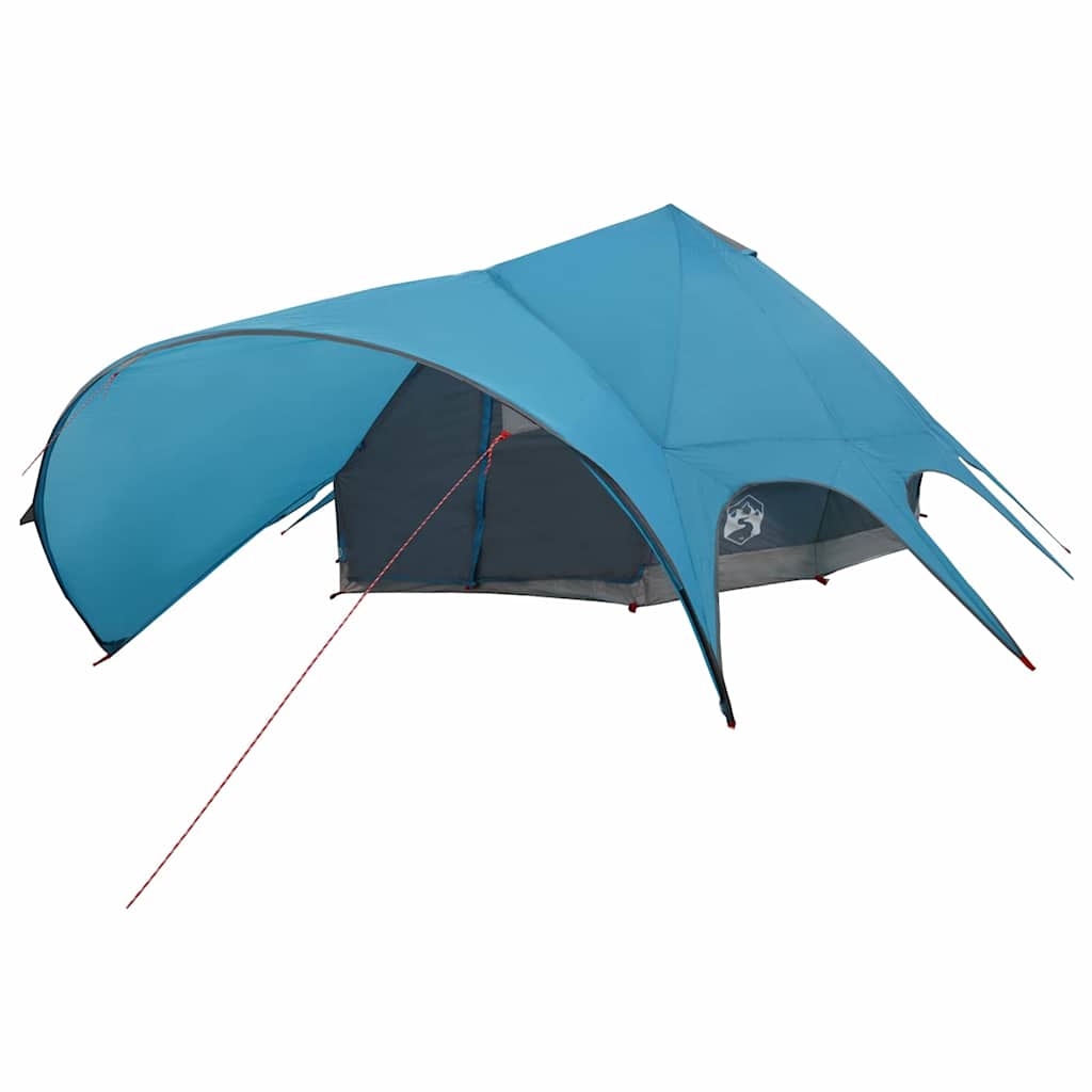 vidaXL Namiot Teepee na 9 osób Niebieski i szary 502 x 502 x 297 cm