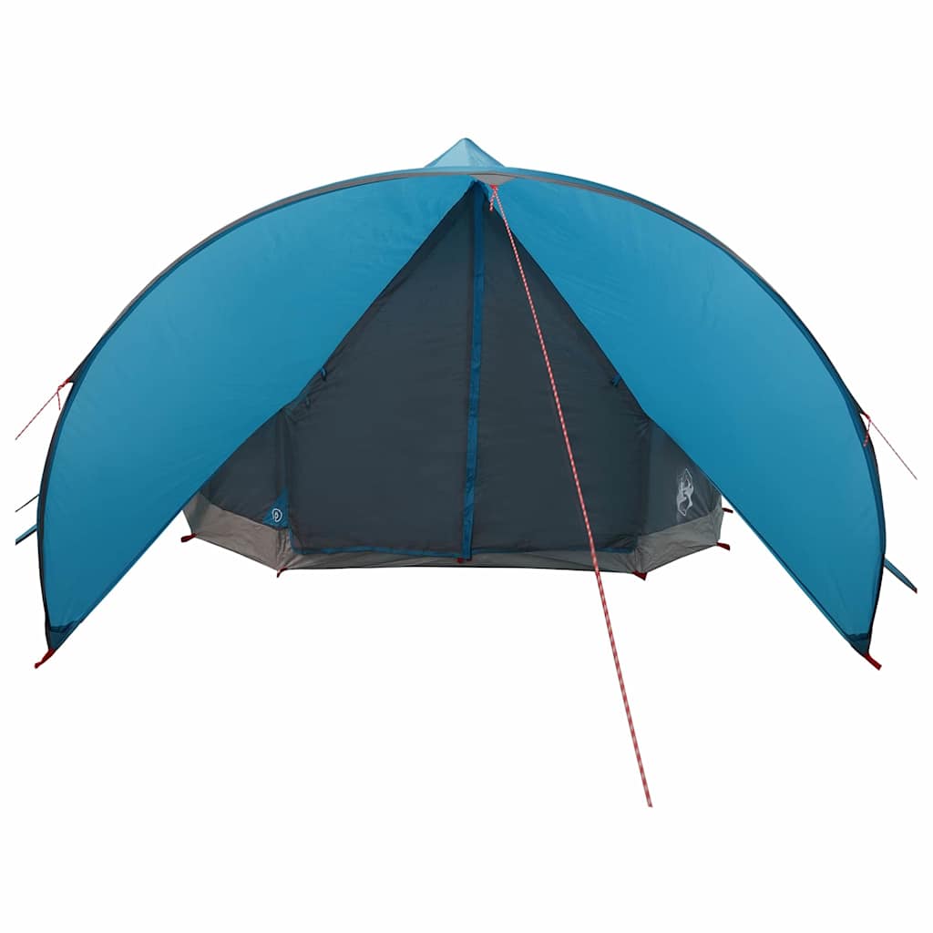vidaXL Namiot Teepee na 9 osób Niebieski i szary 502 x 502 x 297 cm