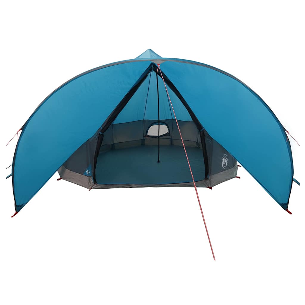 vidaXL Namiot Teepee na 9 osób Niebieski i szary 502 x 502 x 297 cm