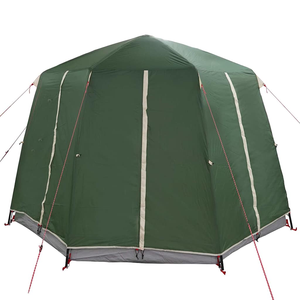 vidaXL Namiot kabinowy 3-osobowy Zielony i Biały 320 x 320 x 203 cm