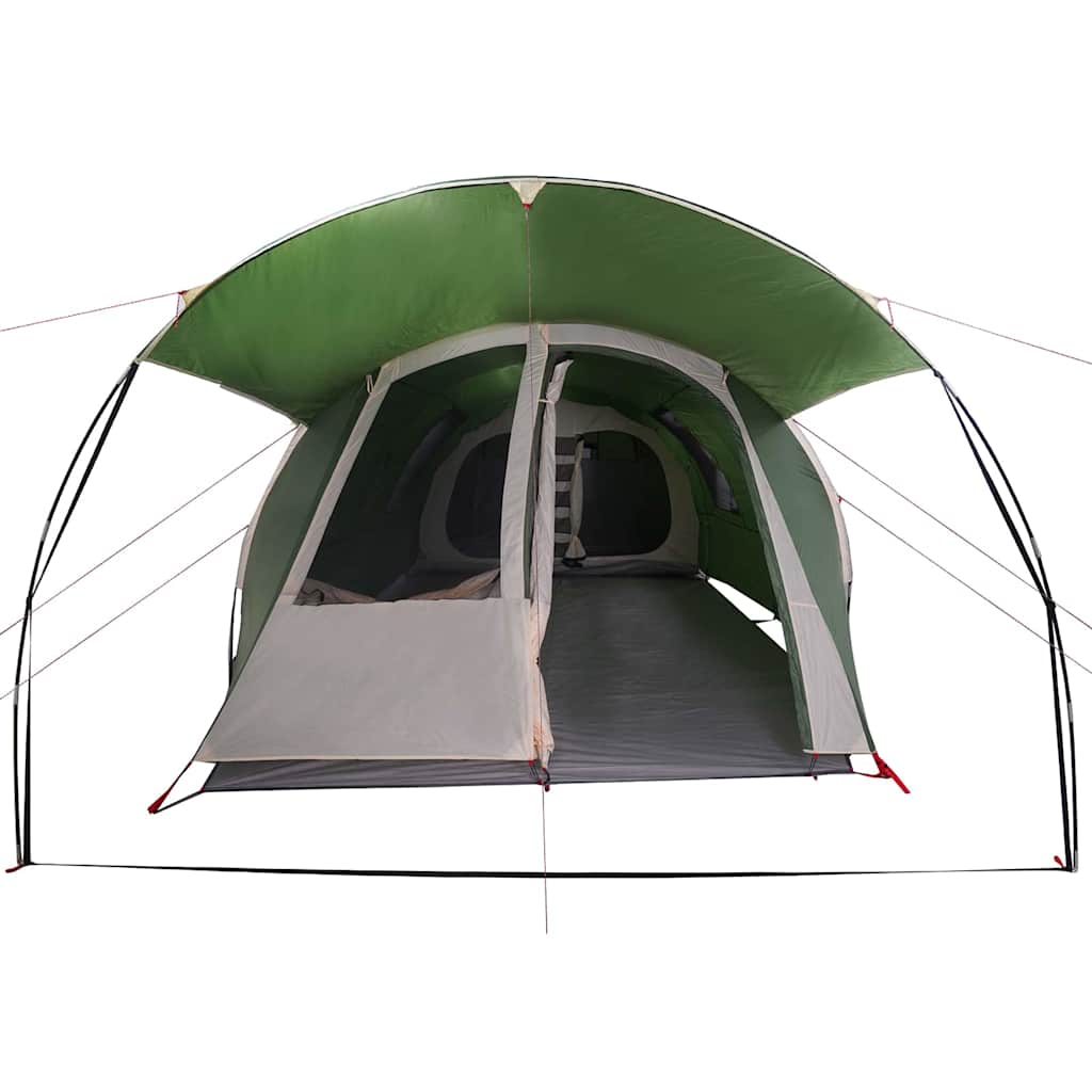 vidaXL Namiot tunelowy dla 4 osób Zielony i Biały 740 x 370 x 220 cm