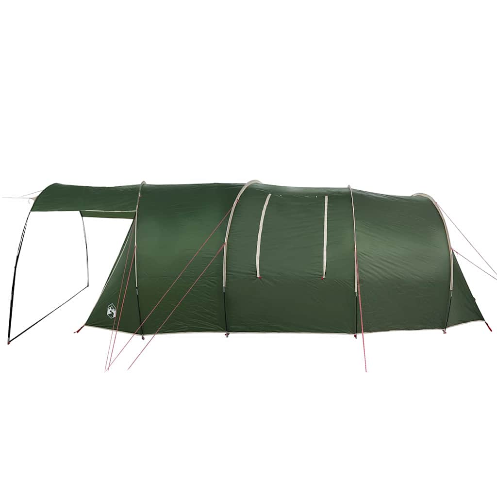 vidaXL Namiot tunelowy dla 4 osób Zielony i Biały 740 x 370 x 220 cm