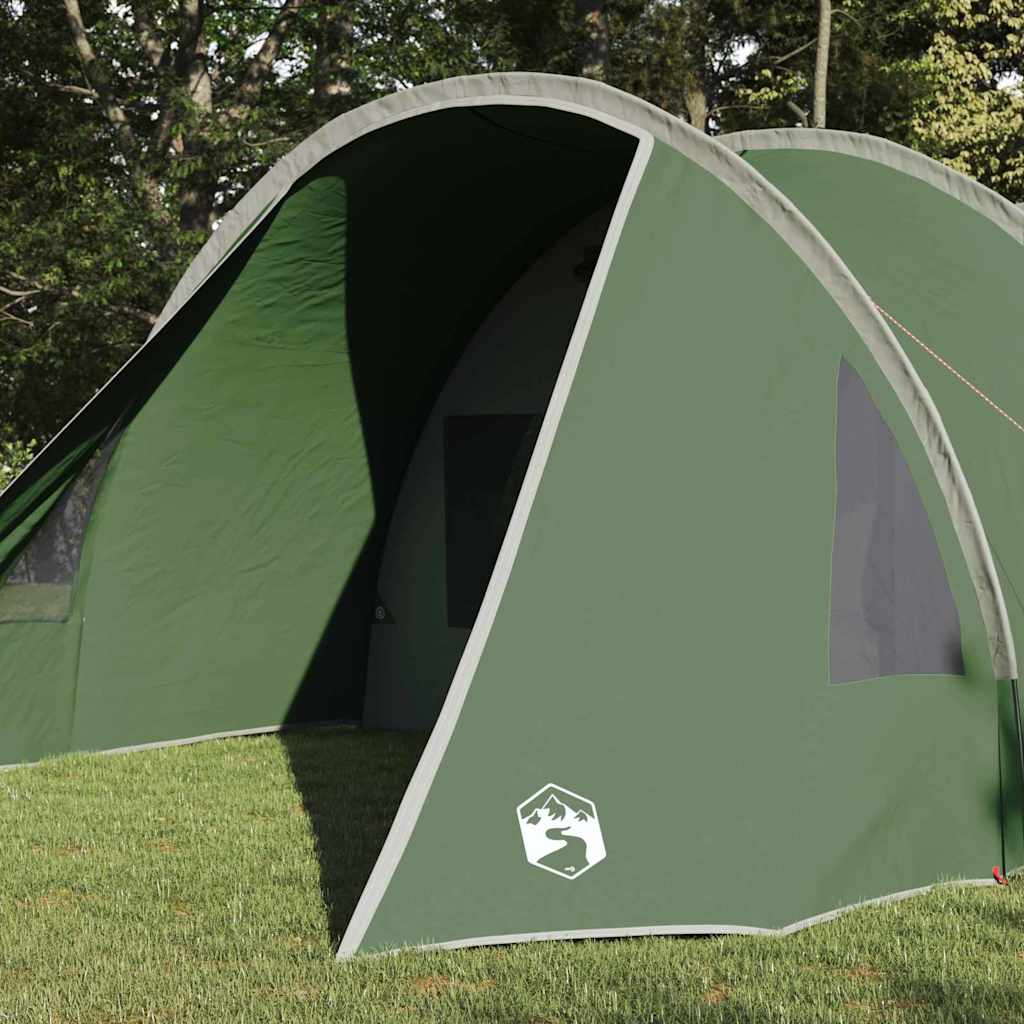 vidaXL Namiot tunelowy dla 4 osób Zielony i Biały 778 x 356 x 210 cm