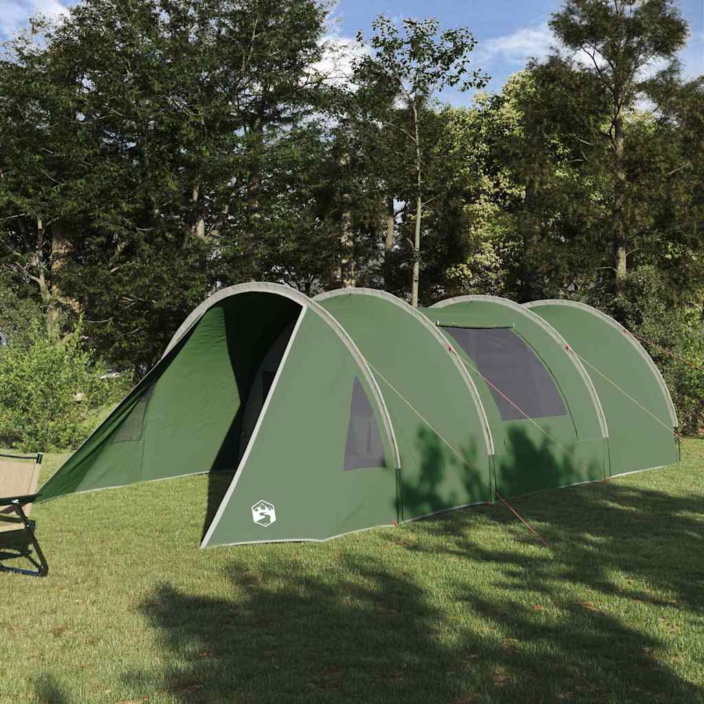 vidaXL Namiot tunelowy dla 4 osób Zielony i Biały 778 x 356 x 210 cm