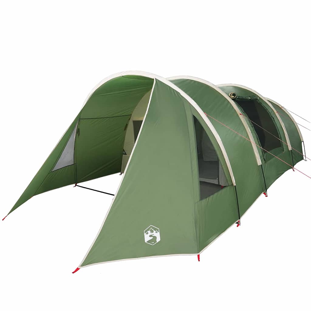 vidaXL Namiot tunelowy dla 4 osób Zielony i Biały 778 x 356 x 210 cm