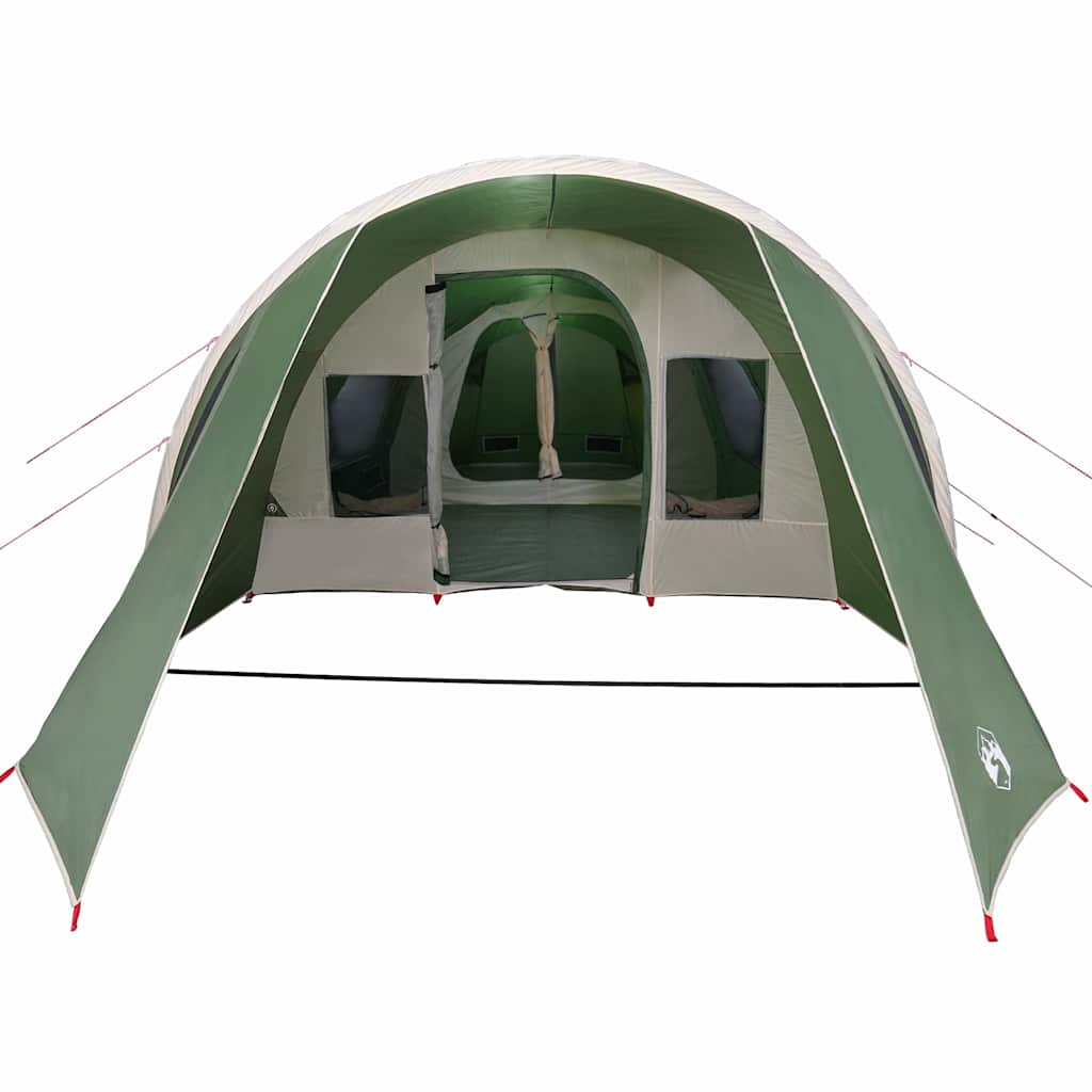 vidaXL Namiot tunelowy dla 4 osób Zielony i Biały 778 x 356 x 210 cm