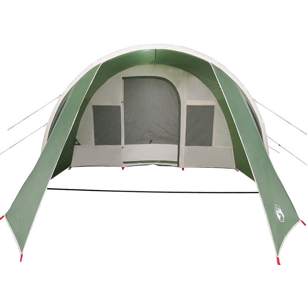 vidaXL Namiot tunelowy dla 4 osób Zielony i Biały 778 x 356 x 210 cm