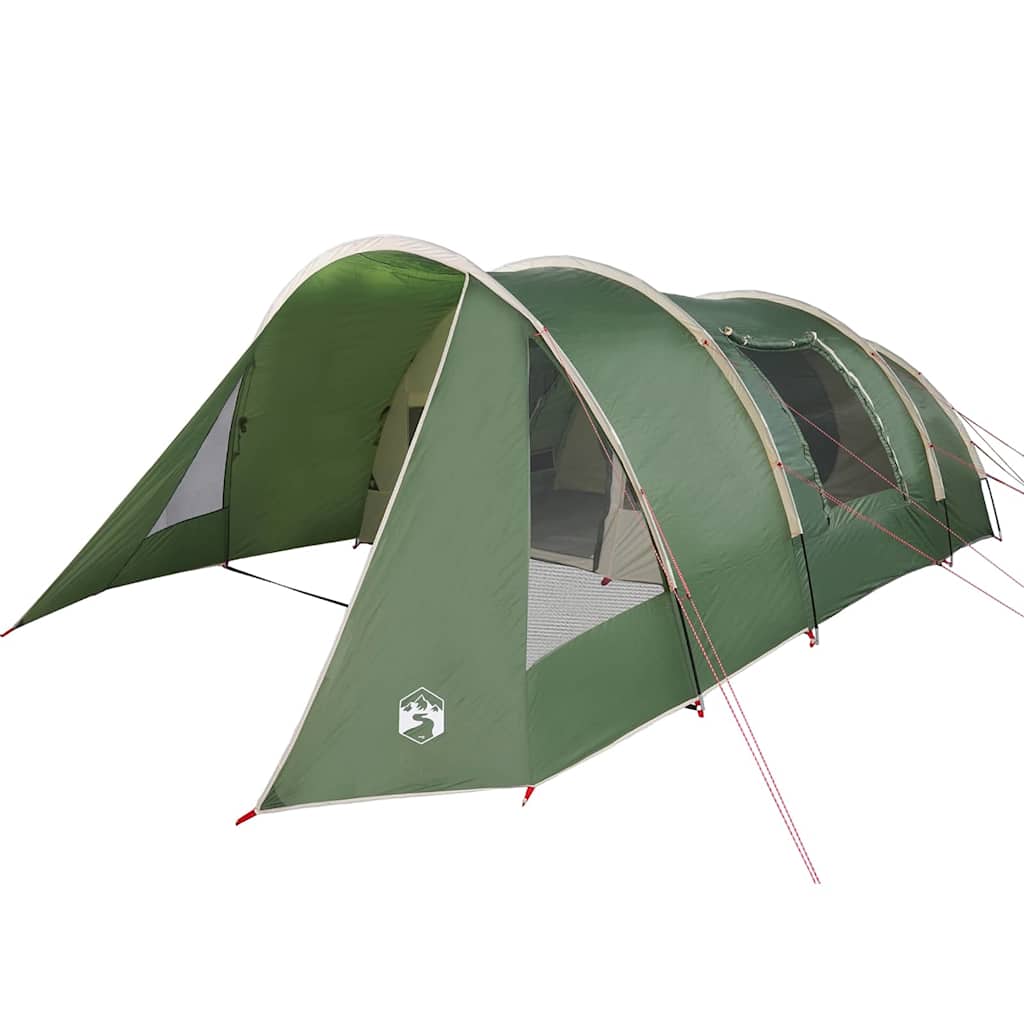 vidaXL Namiot tunelowy dla 5 osób Zielony i Biały 805 x 405 x 211 cm