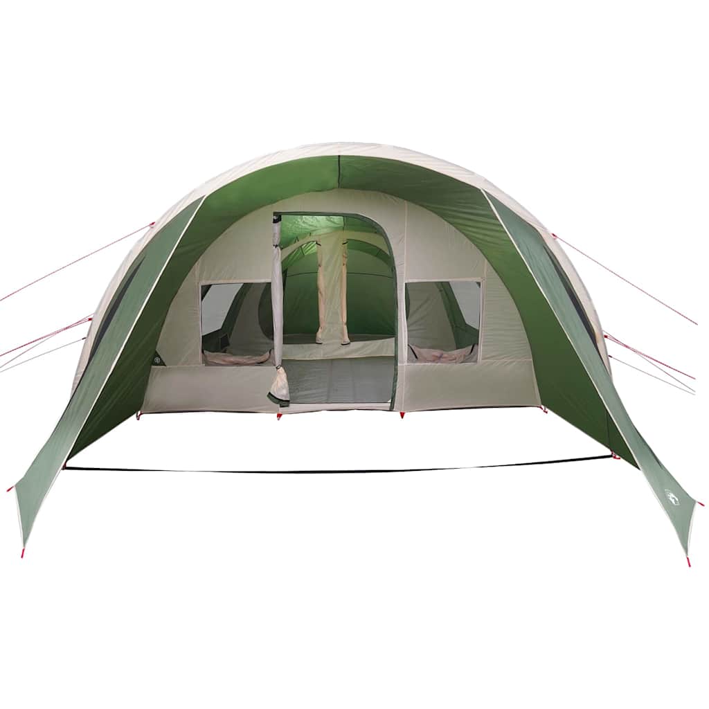 vidaXL Namiot tunelowy dla 5 osób Zielony i Biały 805 x 405 x 211 cm