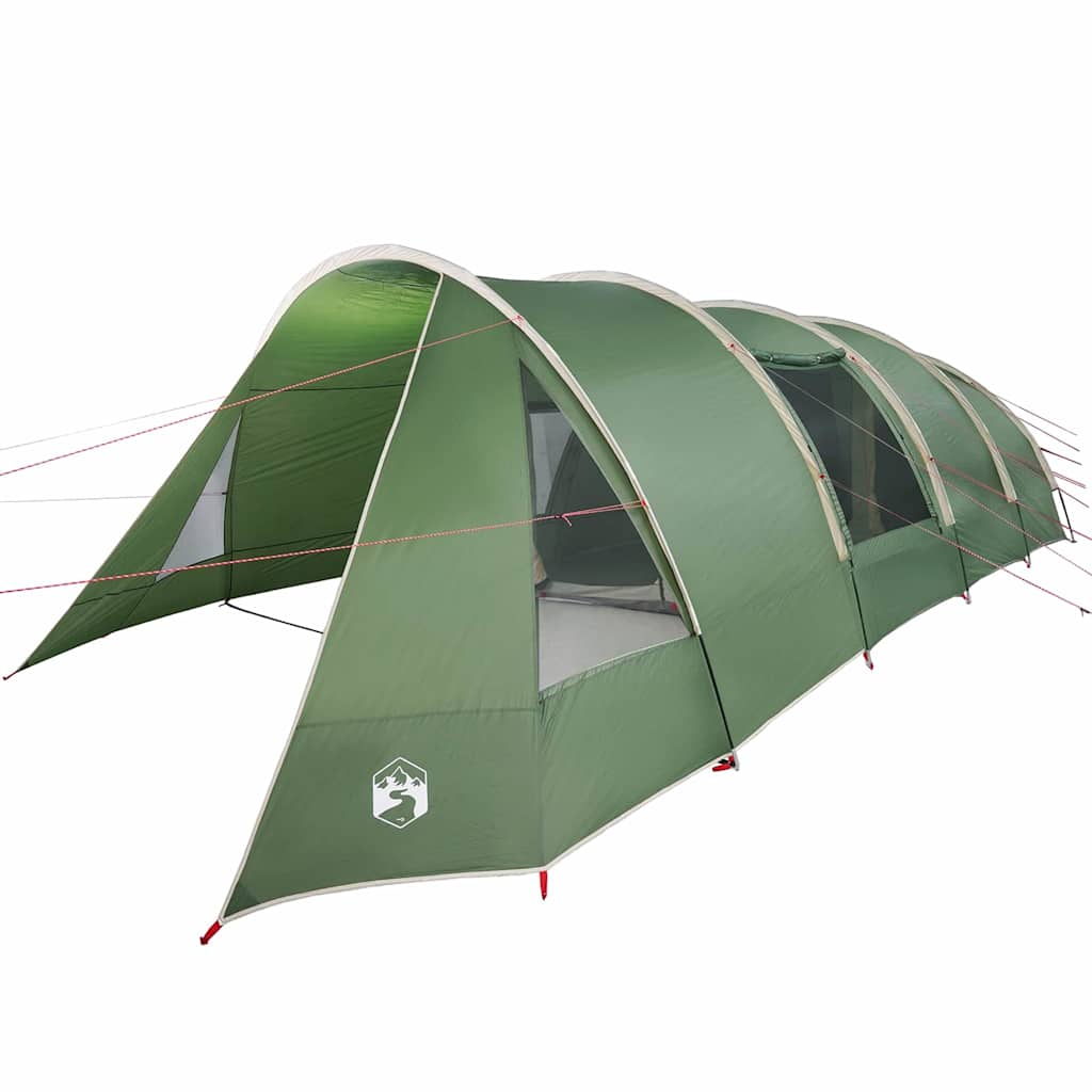 vidaXL Namiot Tunelowy dla 6 Osób Zielony i Biały 890 x 470 x 220 cm