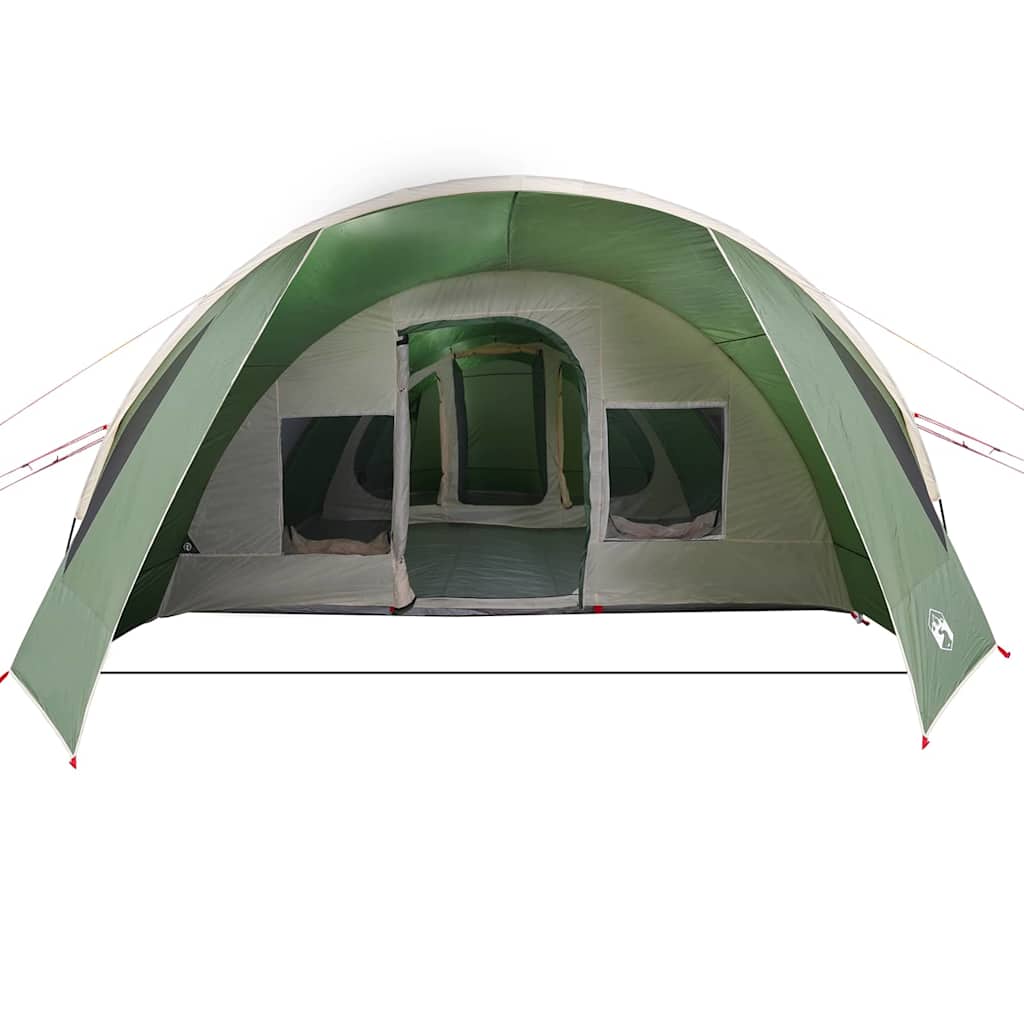 vidaXL Namiot Tunelowy dla 6 Osób Zielony i Biały 890 x 470 x 220 cm