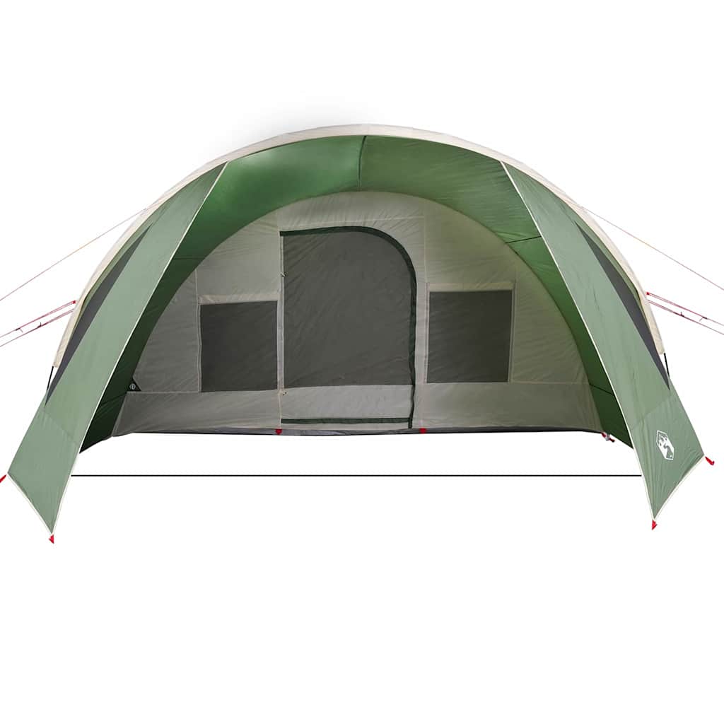 vidaXL Namiot Tunelowy dla 6 Osób Zielony i Biały 890 x 470 x 220 cm