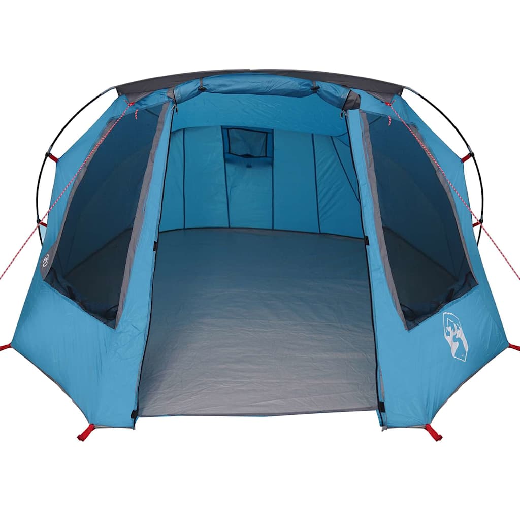 vidaXL Namiot tunelowy 3-osobowy Niebieski i szary 328 x 228 x 115 cm