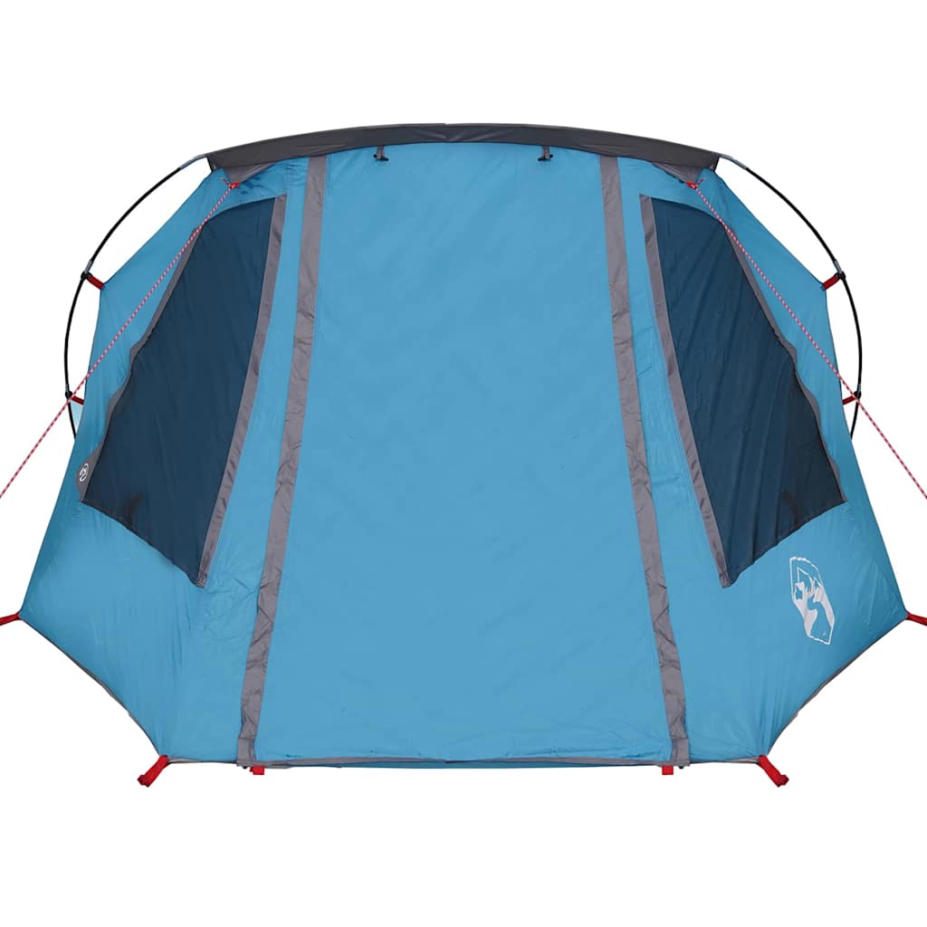 vidaXL Namiot tunelowy 3-osobowy Niebieski i szary 328 x 228 x 115 cm