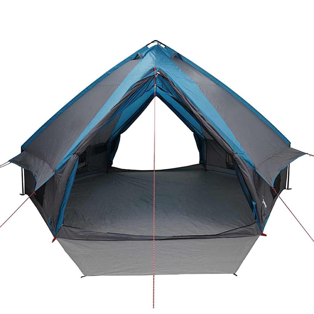 vidaXL Namiot Teepee dla 10 osób Niebieski i szary 567 x 470 x 242 cm