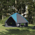 vidaXL Namiot Teepee dla 8 osób Niebieski i szary 490 x 410 x 210 cm