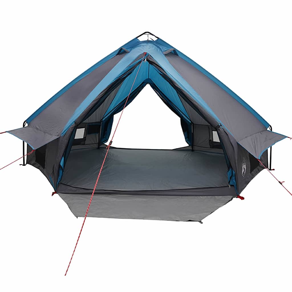 vidaXL Namiot Teepee dla 8 osób Niebieski i szary 490 x 410 x 210 cm