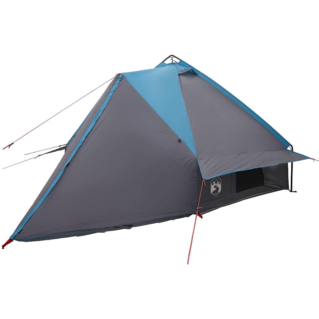 vidaXL Namiot tipi dla 6 osób Niebieski i szary 431 x 366 x 185 cm
