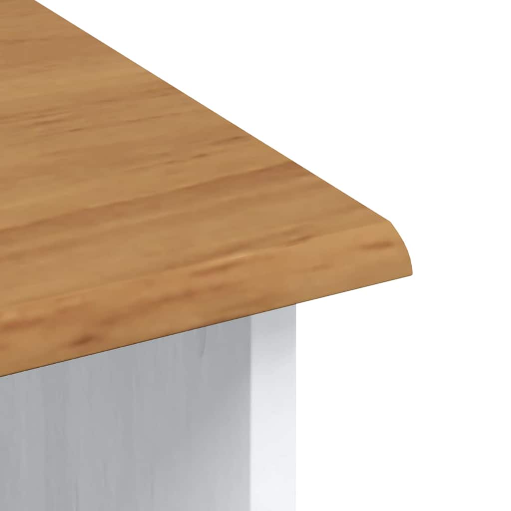 vidaXL Klatka ASKIM Biały 91 x 40 x 184 cm Lite drewno sosnowe