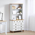 vidaXL Klatka ASKIM Biały 91 x 40 x 184 cm Lite drewno sosnowe