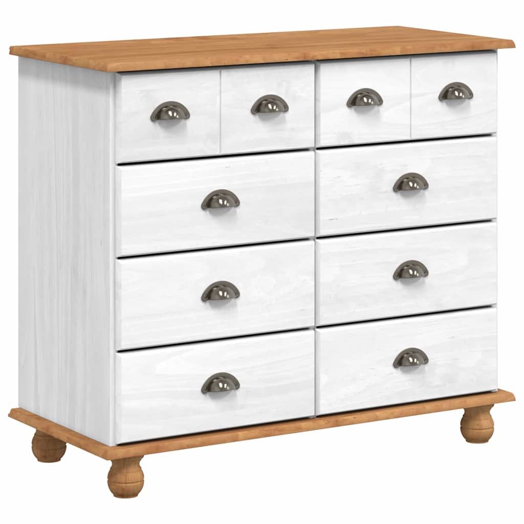 vidaXL Klatka ASKIM Biały 91 x 40 x 184 cm Lite drewno sosnowe