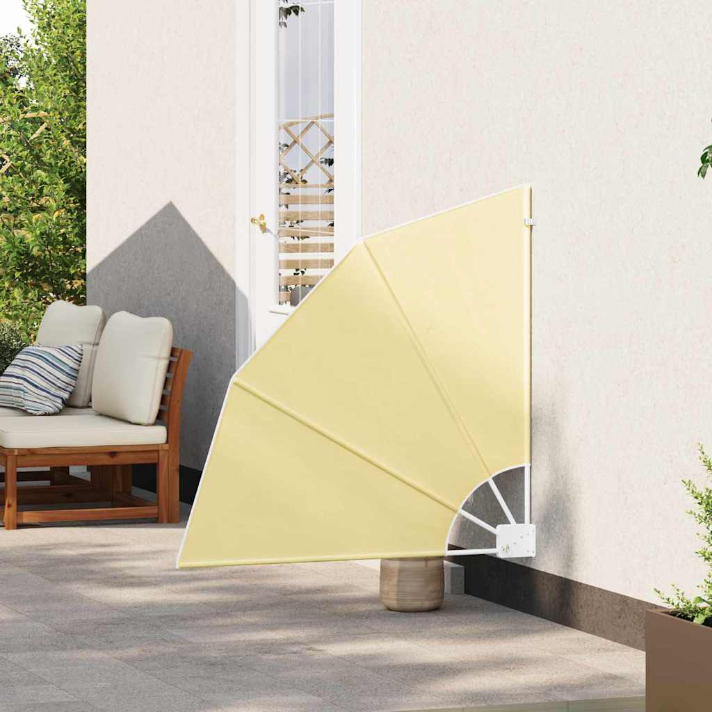 vidaXL Ekran Prywatności Balkonowej 115 x 115 cm Poliester piaskowy