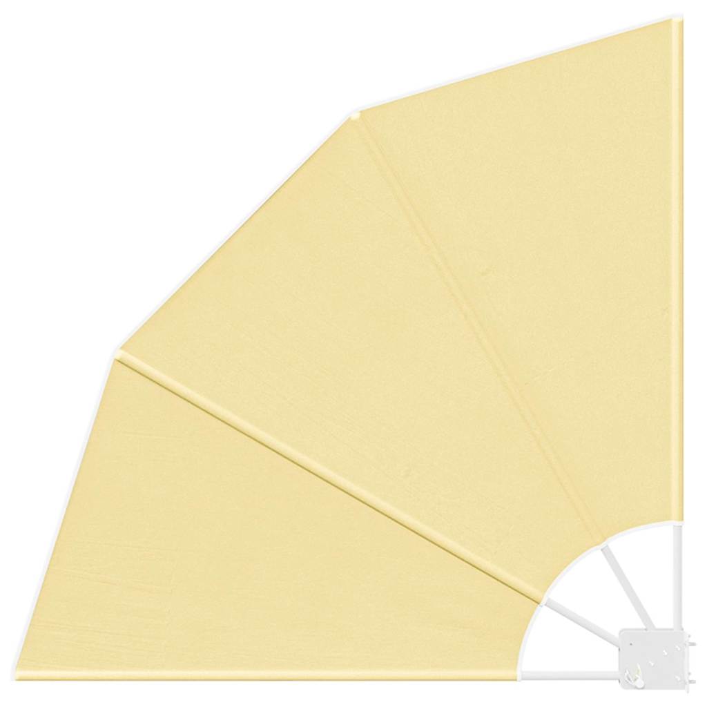 vidaXL Ekran Prywatności Balkonowej 115 x 115 cm Poliester piaskowy