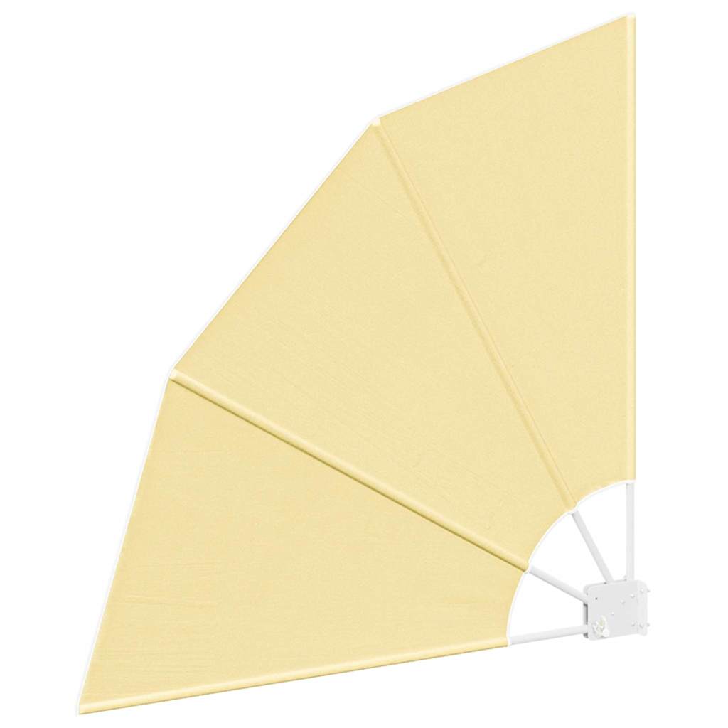vidaXL Ekran Prywatności Balkonowej 115 x 115 cm Poliester piaskowy