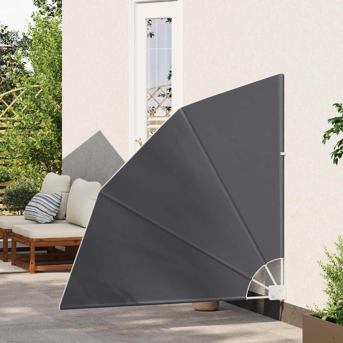 vidaXL Ekran Prywatności Balkonowej Prostokątny 140 x 140 cm Poliester