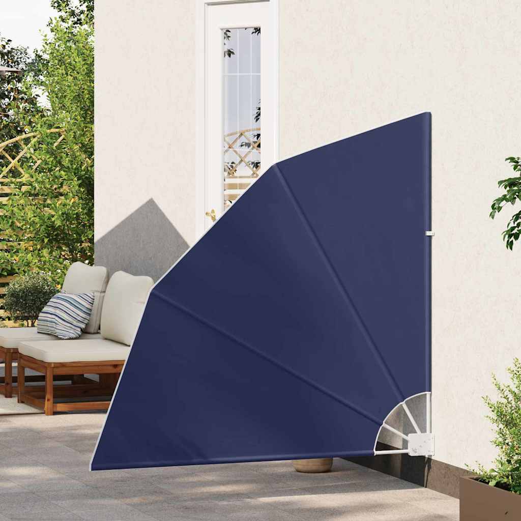 vidaXL Ekran Prywatności Balkonowej 140 x 140 cm Poliester Granatowy