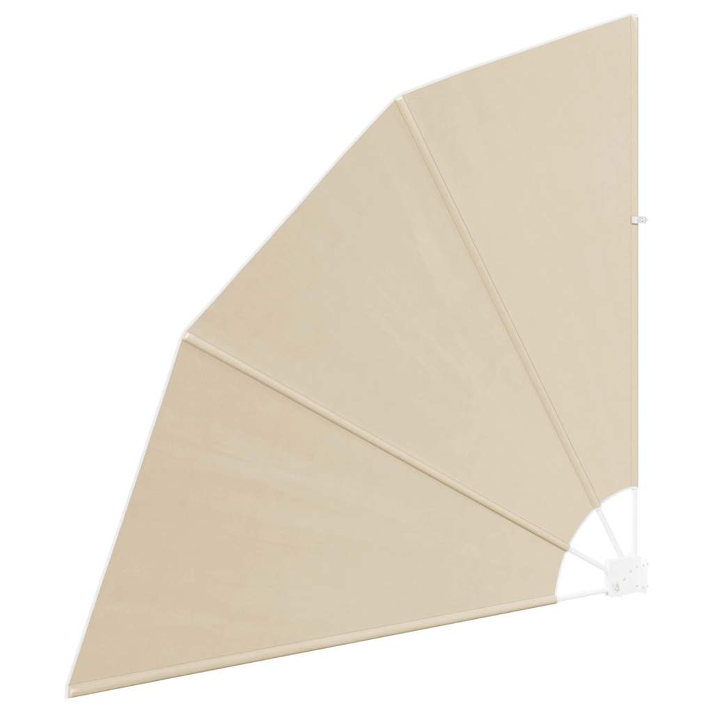 vidaXL Ekran Prywatności Balkonowej 140 x 140 cm Poliester Beżowy