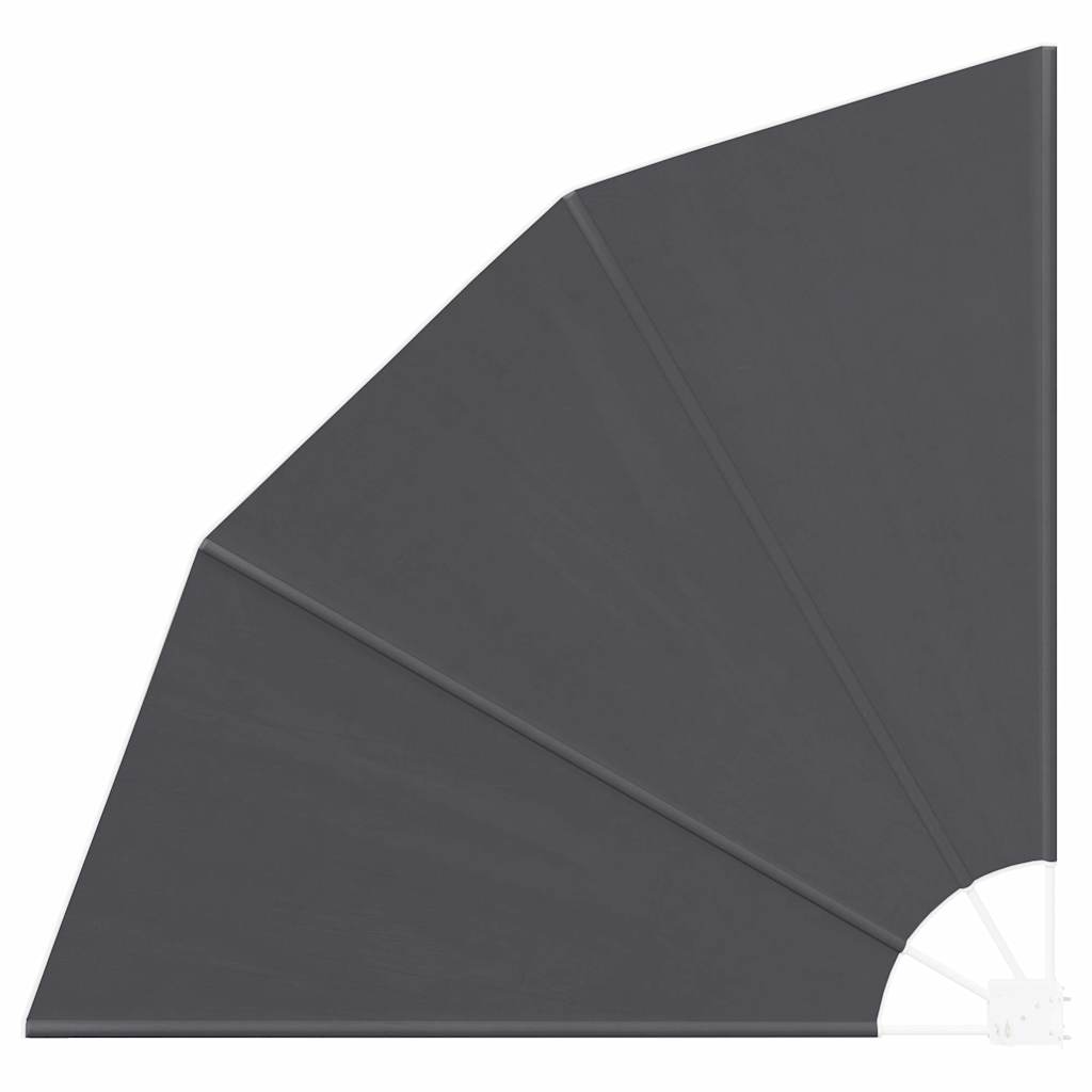 vidaXL Ekran Prywatności Balkonowej 140 x 140 cm Poliester Czarny