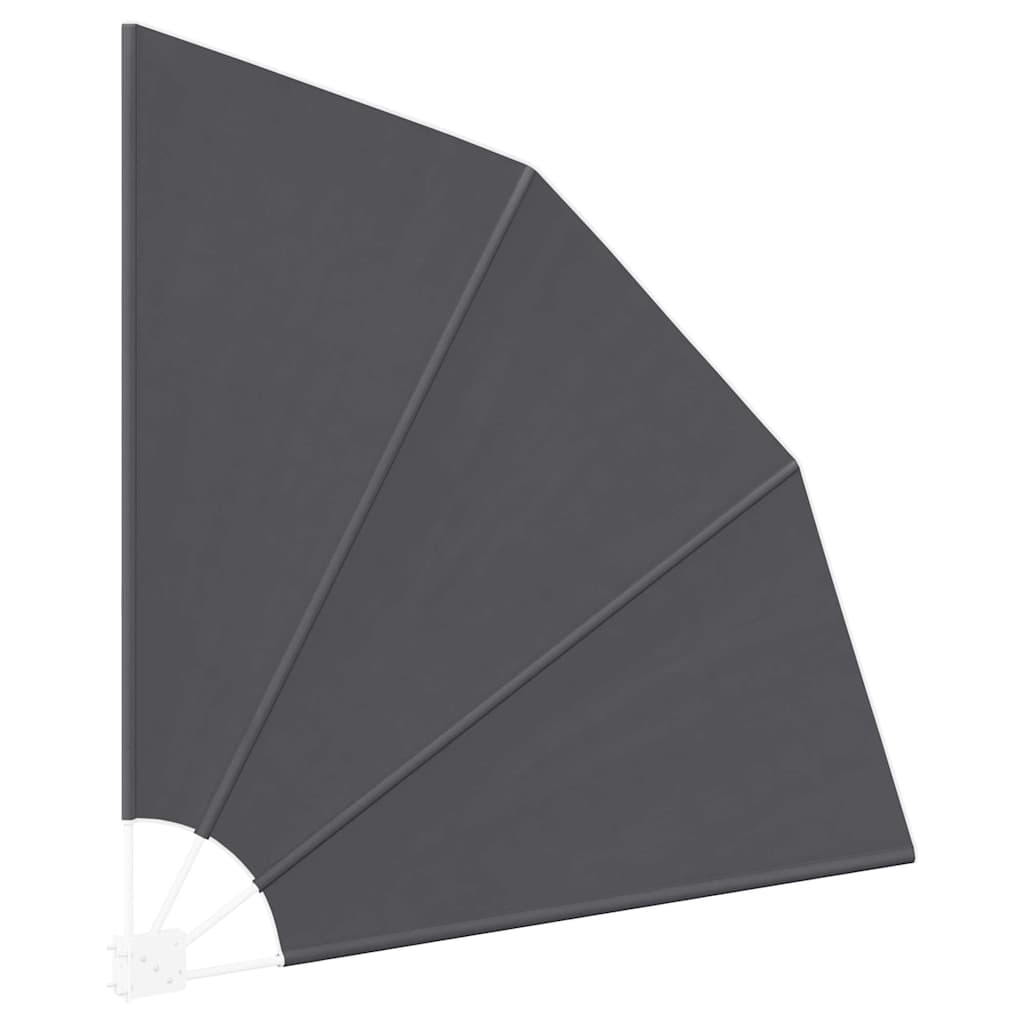 vidaXL Ekran Prywatności Balkonowej 140 x 140 cm Poliester Czarny
