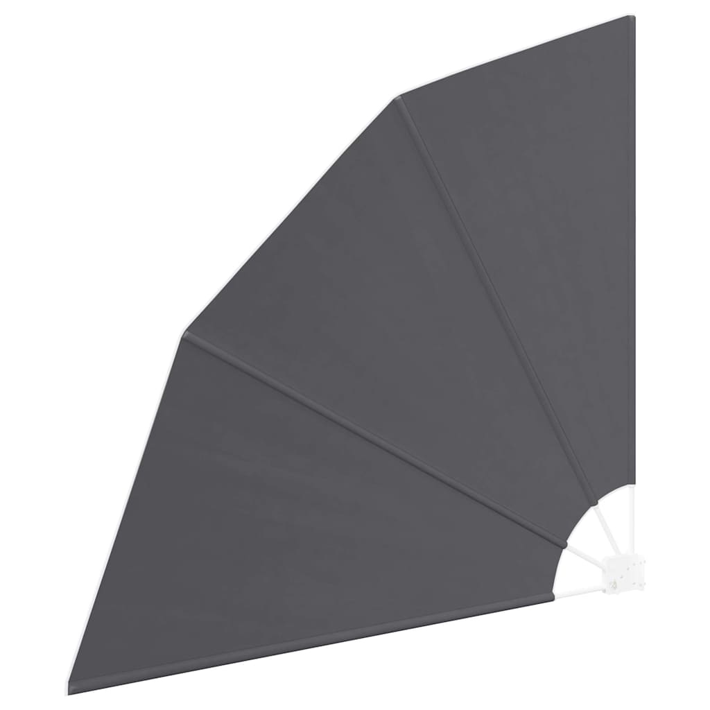 vidaXL Ekran Prywatności Balkonowej 140 x 140 cm Poliester Czarny