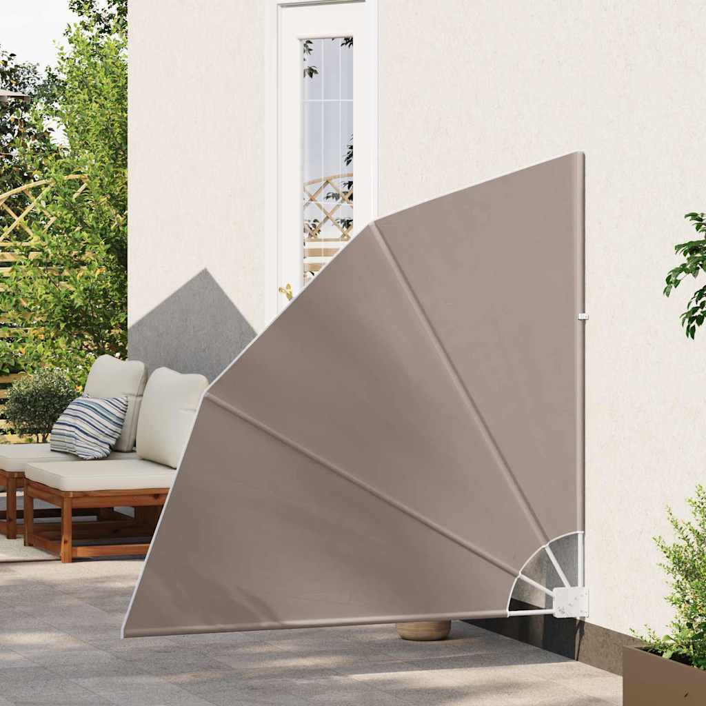 vidaXL Ekran Prywatności Balkonowej 140 x 140 cm Poliester Ciemnoszary
