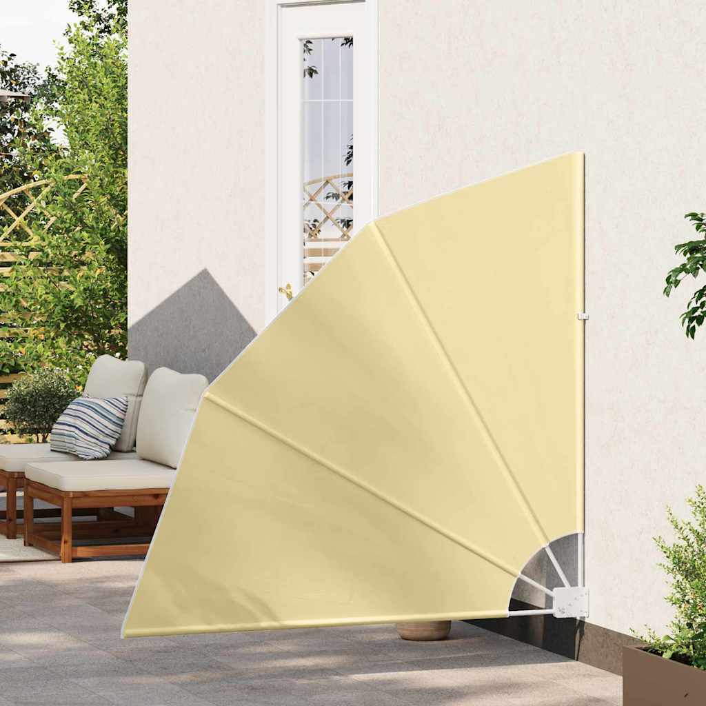 vidaXL Ekran Prywatności Balkonowej 140 x 140 cm Poliester piaskowy